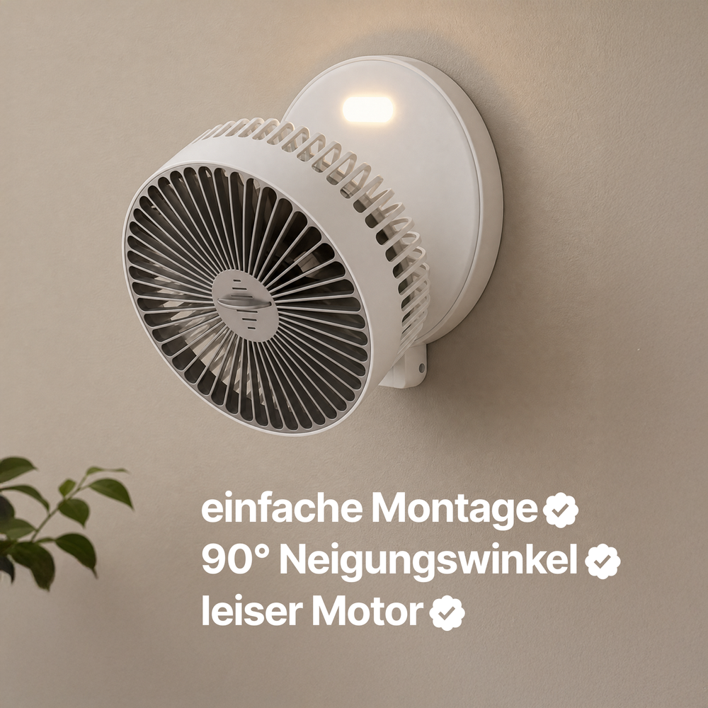 BLQ Breeze Pro™ | Faltbar, Leise & Wiederaufladbar